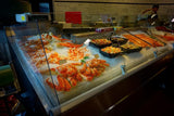 SeafoodCasesOnline.com - FSC14461 Angled Refrigerated Fresh Seafood Merchandiser