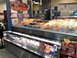 SeafoodCasesOnline.com - FSC FSCN-W Seafood Case with Front Refrigerated Knee-Knocker Bunkers